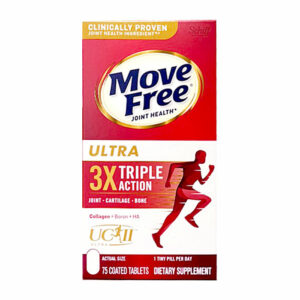 Viên uống bổ khớp Move Free 75 viên hỗ trợ giảm đau nhức xương khớp ở người lớn tuổi, người lao động nặng, vận động viên thường xuyên tập luyện với cường độ cao