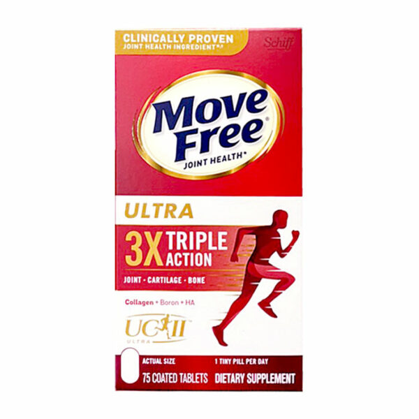 Viên uống bổ khớp Move Free 75 viên hỗ trợ giảm đau nhức xương khớp ở người lớn tuổi, người lao động nặng, vận động viên thường xuyên tập luyện với cường độ cao