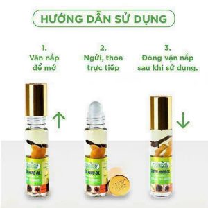 Dầu lăn thảo dược Thái Lan Green Herb 8ml