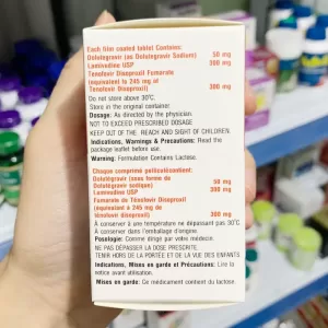 Thuốc ACRIPTEGA 50/300/300 MYLAN 30 VIÊN - Điều trị HIV