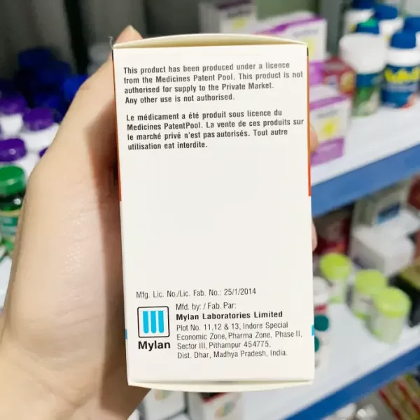 Thuốc ACRIPTEGA 50/300/300 MYLAN 30 VIÊN - Điều trị HIV