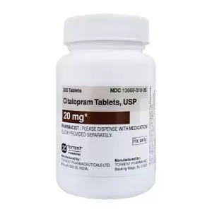 Thuốc điều trị rối loạn lo âu, trầm cảm Citalopram 20mg Torrent