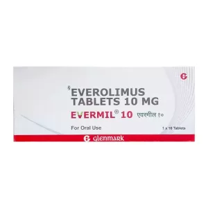 Evermil 10 Everolimus 10mg Glenmark 10 viên – Điều trị ung thư