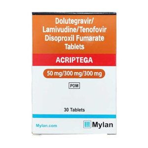 ACRIPTEGA 50/300/300MG MYLAN 30 VIÊN – Điều trị HIV