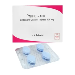 Sife 100 với hoạt chất Sildenafil 100mg điều trị chứng liệt dương ở nam giới