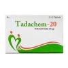 Thuốc cường dương Tadachem-20 Hộp 4 viên