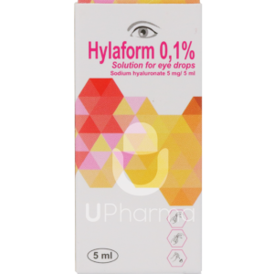 Hylaform 0,1 5mL là nước mắt nhân tạo thế hệ ba được sử dụng để dưỡng ẩm mắt khi khô mắt do nhiều trường hợp như cận thị, làm việc máy tính nhiều,