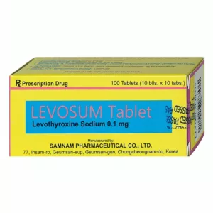 Thuốc Levosum 0.1mg điều trị nhược giáp