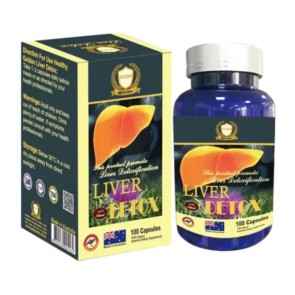 Viên uống bổ gan Healthy Golden Liver Detox 100 viên