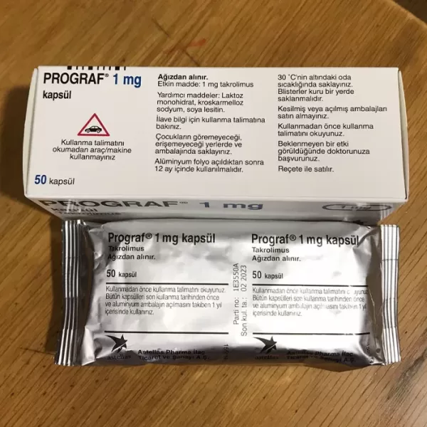 Prograf 1mg Tacrolimus astellas 50 viên