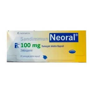 Thuốc thải ghép Neoral Sandimmun 100mg của Catalent Germany Eberbach GmbH