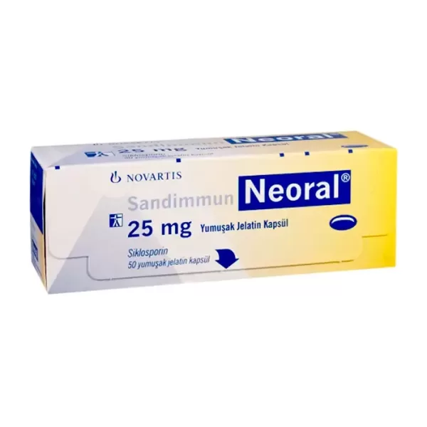 Neoral Sandimmun 25mg Cyclosporine 50 viên