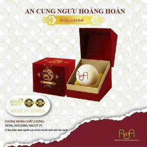 Viên uống hỗ trợ bồi bổ nguyên khí An Cung Ngưu Hoàng Hoàn Akida